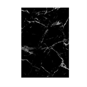 PANNELLO EFFETTO MARMO BLACK WHITE IN PVC MIS.80X120 CM SP.2,80