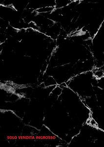 PANNELLO EFFETTO MARMO BLACK WHITE IN PVC MIS.280X122 CM SP.2,80