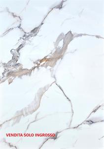 PANNELLO EFFETTO MARMO CALACATTA ORO IN PVC 280X122CM SP.2,80MM