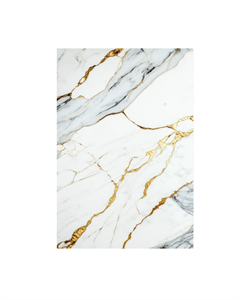 PANNELLO EFFETTO MARMO CARRARA ORO IN PVC 80X120 CM SP.2,80MM
