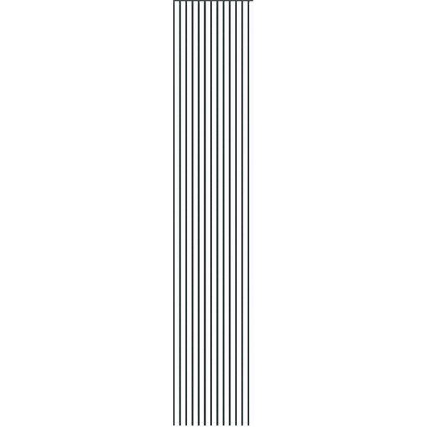 LAMELLO BELLA PRO WHITE FELTRO+MDF  MIS.2780X600X18 MM (CF.2 PZ)