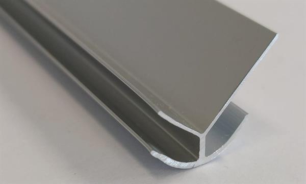 PROFILO ANGOLARE ESTERNO COLORE ARGENTO IN ALLUMINIO H.280 CM