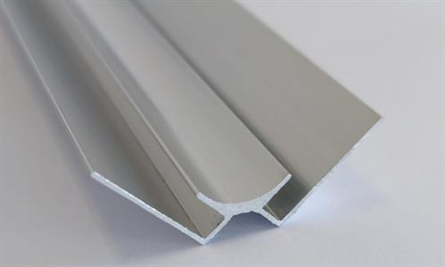 PROFILO ANGOLARE INTERNO COLORE ARGENTO IN ALLUMINIO H.280 CM