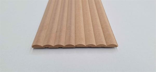 DOGA 3D ONDA IN MDF VERNICIABILE MIS. 119X12X2750 MM (CF.5 PZ)