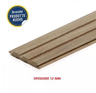 DOGA 3D LEGNO IN MDF NATURALE MIS. 2750X119X12 MM(CF. 5 PZ)