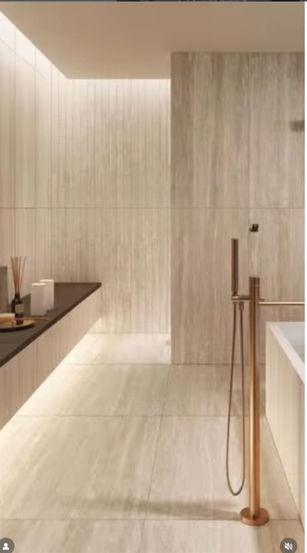 PANNELLO TRAVERTINO ULTRA MATT IN SPC MIS.280X120 CM SP.3MM