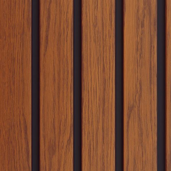 PANNELLO FRONTO MAX IN PVC-U VBLACK GOLDEN 295X28,3X1,2CM CF.10