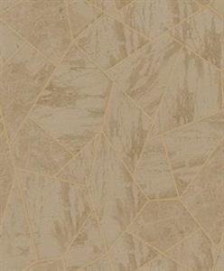 THOM PARATO VINILICO    GEOM.BEIGE/GOLD 10,05X0,53MT
