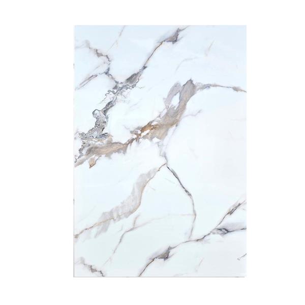 PANNELLO EFFETTO MARMO CALACATTA ORO IN PVC 80X120CM SP.2,80MM