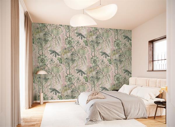 FOTOMURALE TNT SEASONS  FLOWERS ROSE.200x250H.CM