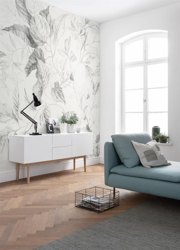 FOTOMURALE TNT SEASONS  FOLIAGE WHITE.200x250H.CM