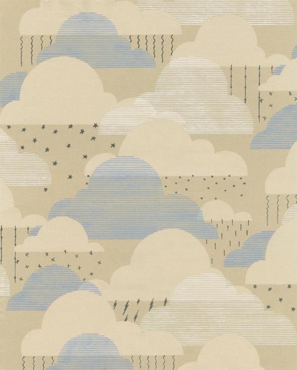 FOTOMURALE TNT SEASONS  CLOUDS BEIGE.200x250H.CM