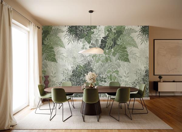 FOTOMURALE TNT SEASONS  FOLIAGE GREEN.250x250H.CM