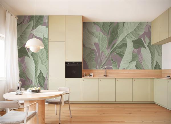 FOTOMURALE TNT SEASONS  FOLIAGE GREEN.250x250H.CM