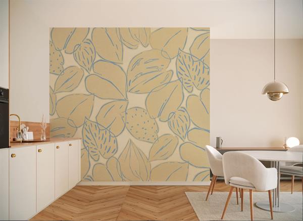 FOTOMURALE TNT SEASONS  FOLIAGE YELLOW.300x250H.CM