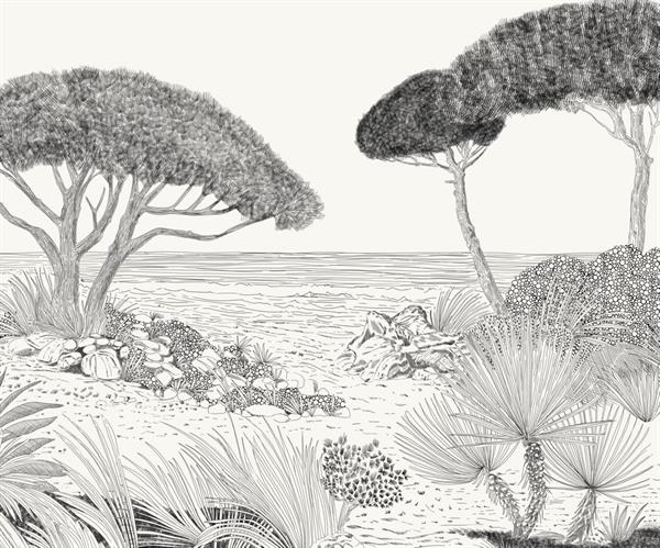 FOTOMURALE TNT SEASONS  ASTRACT NATURE.300x250H.CM