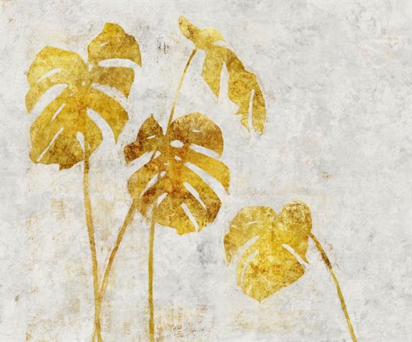 FOTOMURALE TNT SEASONS  FOLIAGE GOLD.300x250H.CM