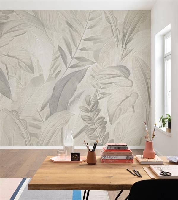 FOTOMURALE TNT SEASONS  FOLIAGE TAUPE.300x250H.CM