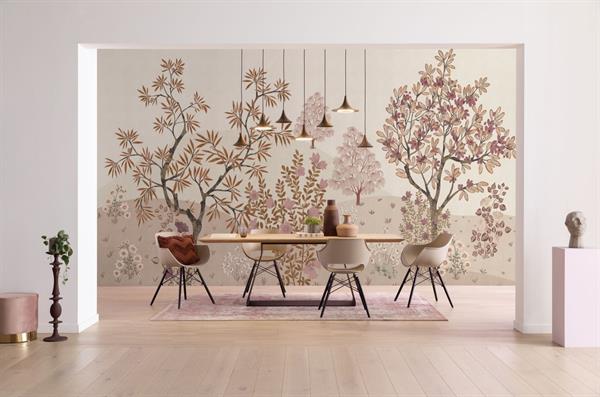 FOTOMURALE TNT SEASONS  FOLIAGE TAUPE.400x250H.CM