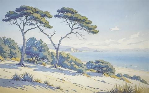 FOTOMURALE TNT SEASONS  COAST BLUE.400x250H.CM