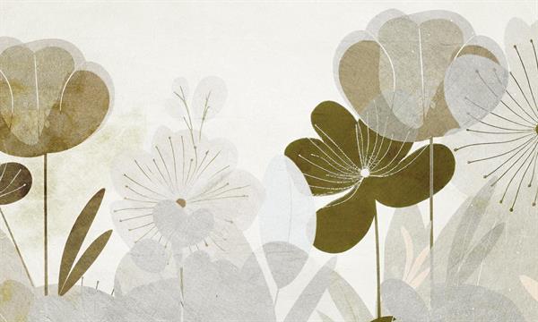 STAMPA DIG. NANOUCHE    / TNT MATT FLOWER IVORY MIS.AL MQ