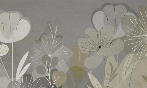 STAMPA DIG. NANOUCHE    / TNT MATT FLOWER GREY MIS.AL MQ