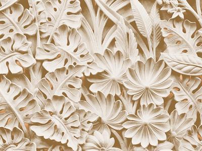 STAMPA DIG. NANOUCHE    / TNT MATT FLOWER IVORY MIS.AL MQ