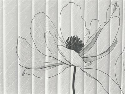 STAMPA DIG. NANOUCHE    / TNT MATT FLOWER GREY MIS.AL MQ