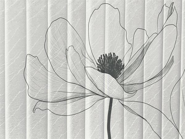 STAMPA DIG. NANOUCHE    / TNT MATT FLOWER GREY MIS.AL MQ