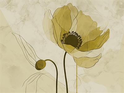 STAMPA DIG. NANOUCHE    / TNT MATT FLOWER YELLOW MIS.AL MQ