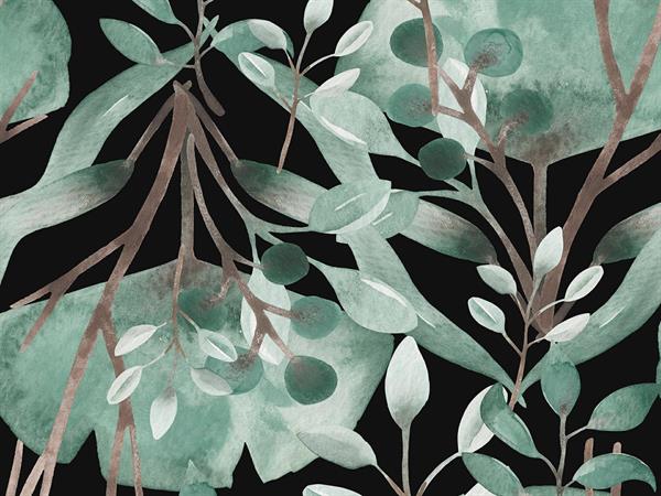 STAMPA DIG. NANOUCHE    / TNT MATT FOLIAGE GREEN MIS.AL MQ