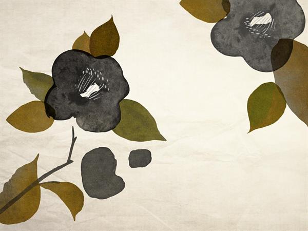 STAMPA DIG. NANOUCHE    / TNT MATT FLOWERS GREY MIS.AL MQ