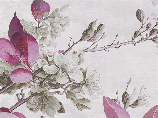 STAMPA DIG. NANOUCHE    / TNT MATT FLOWERS GREY MIS. AL MQ