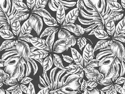 STAMPA DIG. NATURALIA   / TNT MATT FOLIAGE BLACK MIS. AL MQ