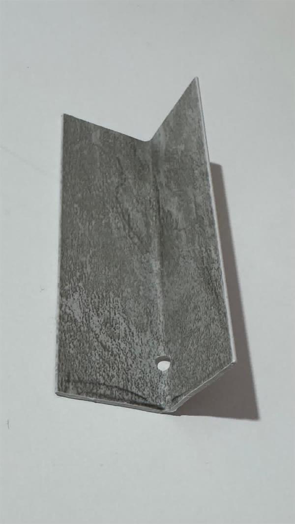 ANGOLARE LISCIO IN PVC ANTRACITE  -MIS.2X2X270cm (434)