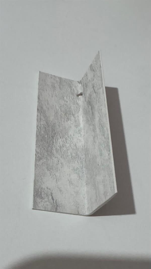 ANGOLARE LISCIO IN PVC GREY  -MIS.2X2X270cm (069)