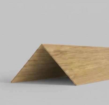 ANGOLARE LISCIO IN PVC LIGHT OAK -MIS.2X2X270cm (104)