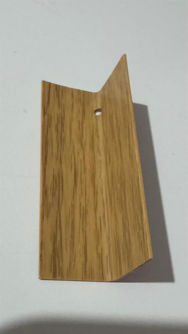 ANGOLARE LISCIO IN PVC LIGHT OAK -MIS.2X2X270cm (104)