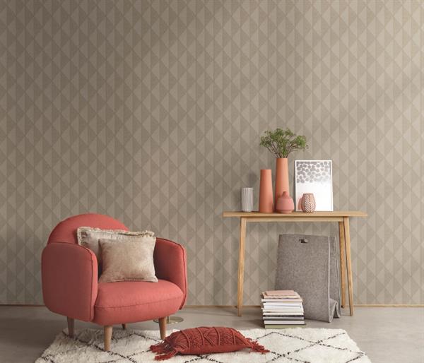 PARATO SYNCHRONICITY PVC/TNT DESIGN BEIGE 0,53X10,05MT