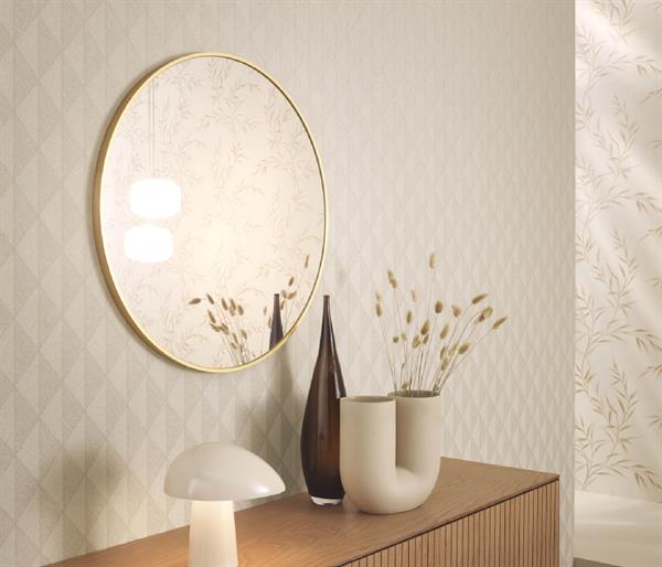 PARATO SYNCHRONICITY PVC/TNT DESIGN CREAM 0,53X10,05MT