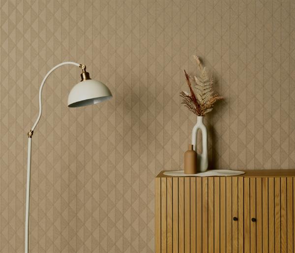 PARATO SYNCHRONICITY PVC/TNT DESIGN CAMEL 0,53X10,05MT