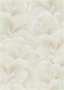 PARATO SYNCHRONICITY PVC/TNT FLOWERS CREAM 0,53X10,05MT
