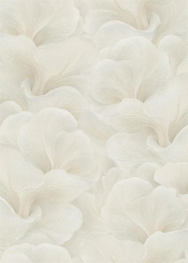 PARATO SYNCHRONICITY PVC/TNT FLOWERS CREAM 0,53X10,05MT