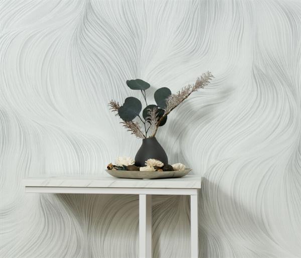 PARATO SYNCHRONICITY PVC/TNT DESIGN SILVER 0,53X10,05MT