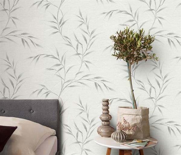 PARATO SYNCHRONICITY PVC/TNT FOLIAGE SILVER 0,53X10,05MT
