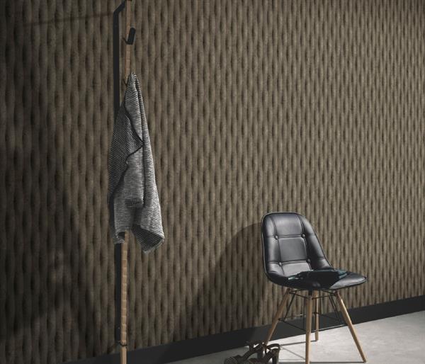 PARATO SYNCHRONICITY PVC/TNT DESIGN BROWN 0,53X10,05MT