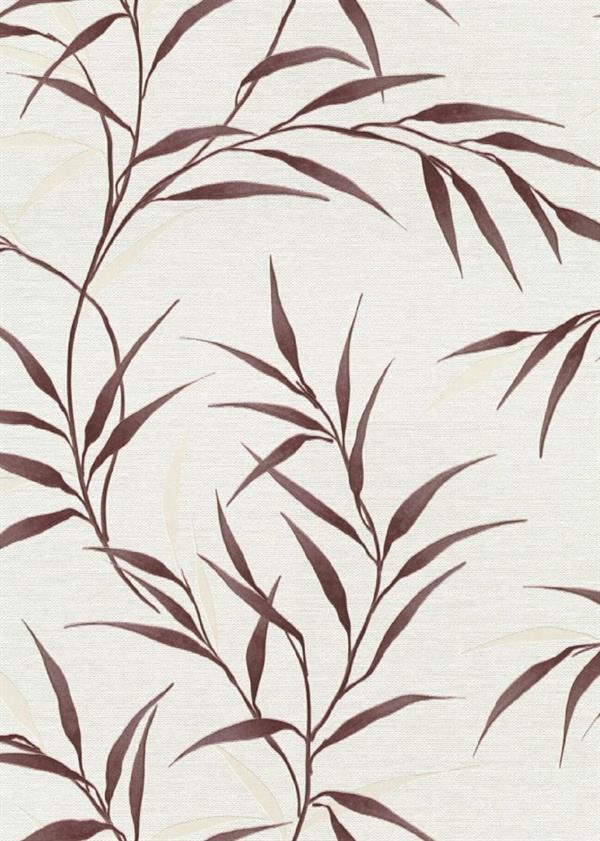PARATO SYNCHRONICITY PVC/TNT FOLIAGE BORDEAUX 0,53X10,05MT