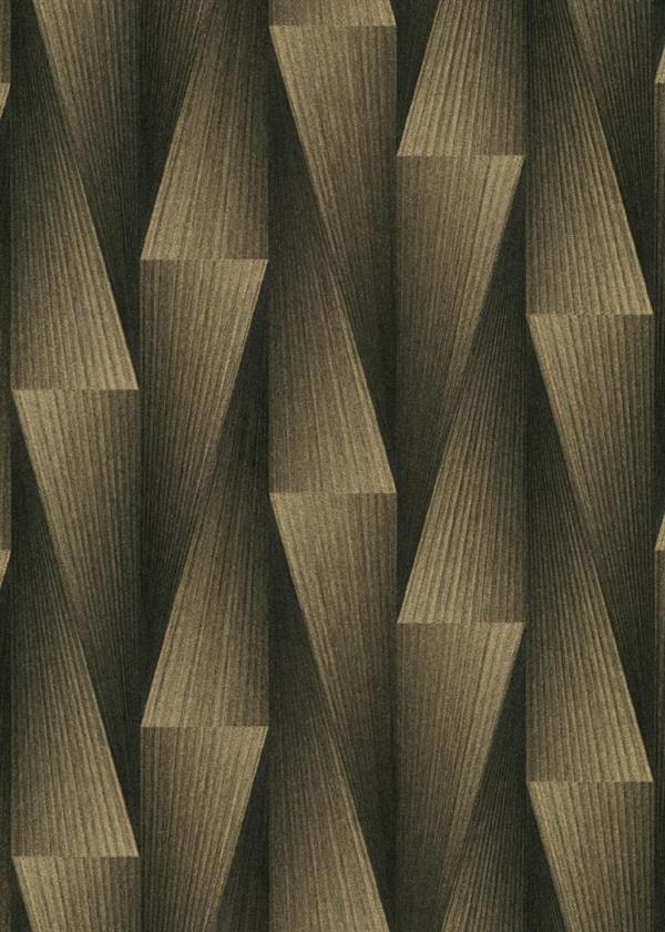 PARATO SYNCHRONICITY PVC/TNT DESIGN GOLD/BLACK 0,53X10,05MT