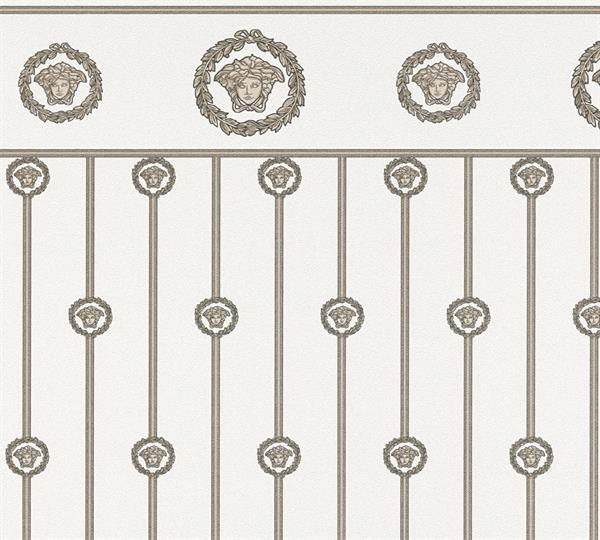 PARATO VERSACE 6 PVC/TNT/DESIGN CREAM 1,06X10,05MT