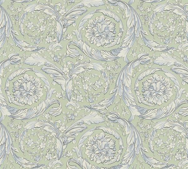 PARATO VERSACE 6 PVC/TNT/CLASSIC BLUE/GREEN  0,70X10,05MT